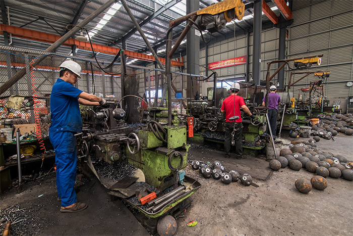 瑞昌网架配件车间